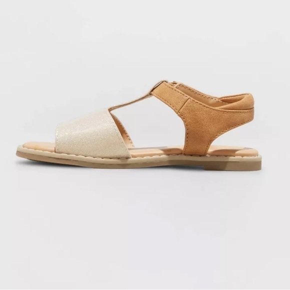 Cat & Jack Toddler Girls Ankle Strap Sandals size 11 - Picture 1 of 4